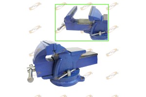 6" BENCH VISE CLAMP TABLETOP 90Degr SWIVEL LOCKING BASE